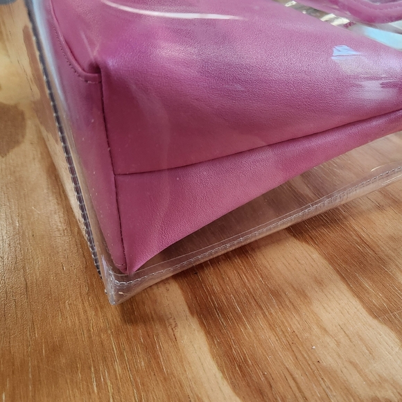 STAUD Pink Leather and PVC Shirley Bag - Picture 6 of 16